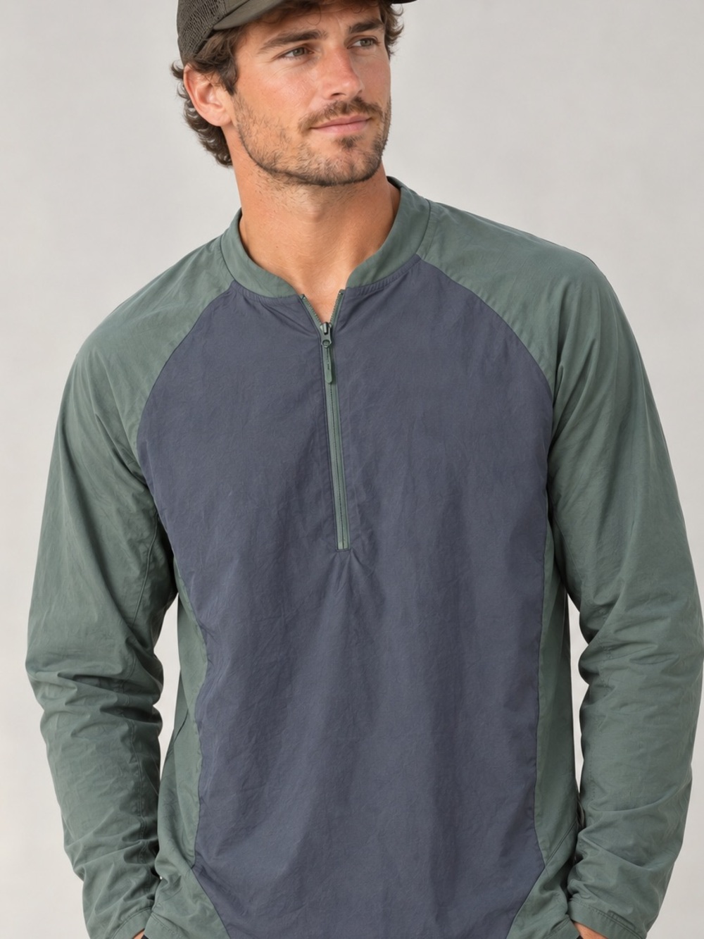 Lululemon Mens Nulux Running Half-Zip Iridescent | SZ M